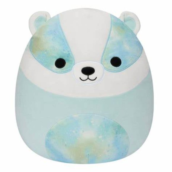 NWT Squishmallows 16" Banks the Blue Badger Plush Toy - Picture 3 of 3